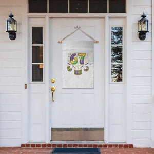 67 Mardi Gras Meme Garden Flag Funny Six Seven Carnival Trendy TS14 Print Your Wear