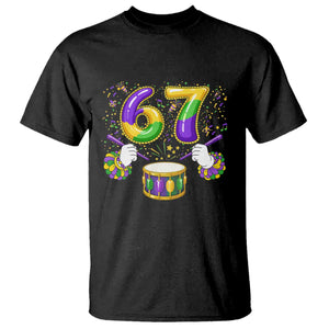 67 Mardi Gras Meme T Shirt Funny Six Seven Carnival Trendy TS14 Black Print Your Wear