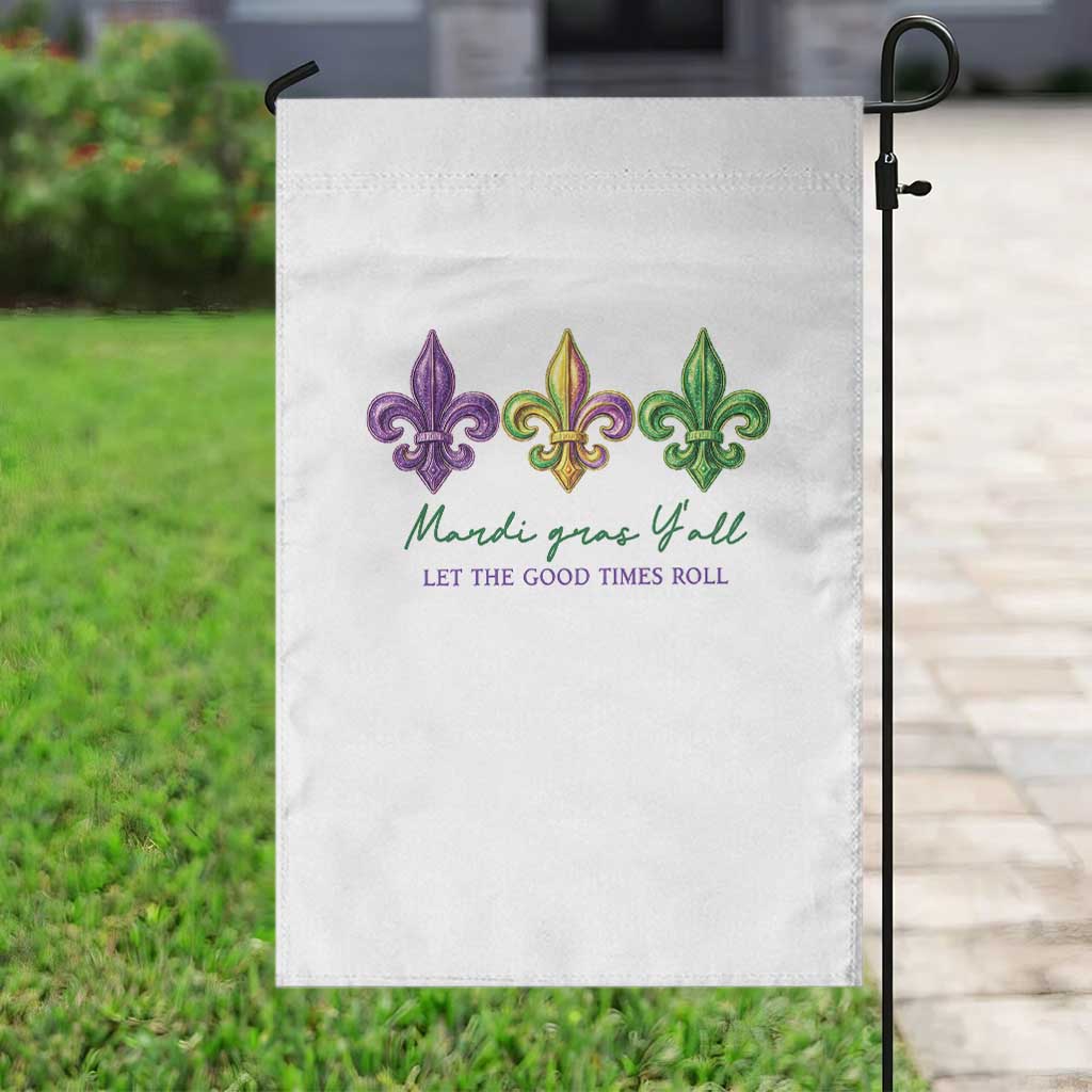 Mardi Gras Garden Flag Let The Good Time Roll TS14 Print Your Wear