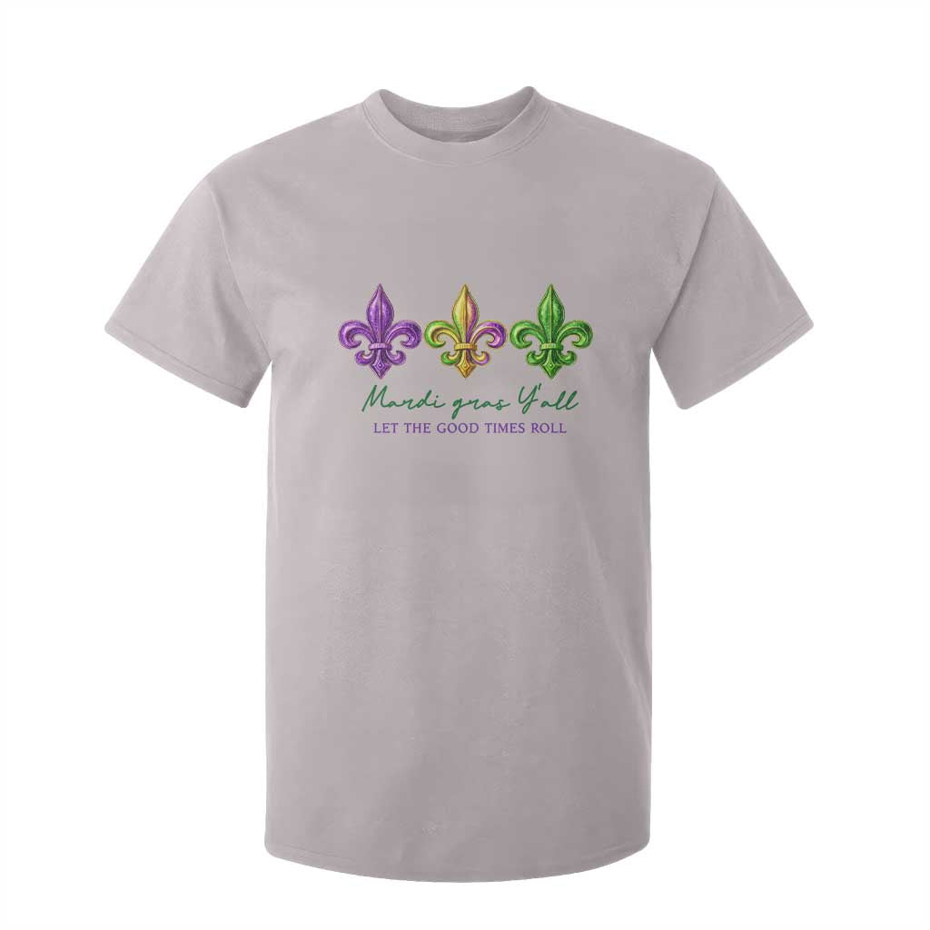 Mardi Gras T Shirt For Kid Let The Good Time Roll TS14 Ice Gray Print Your Wear