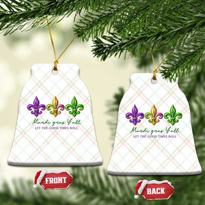 Mardi Gras Ceramic Ornament Let The Good Time Roll TS14 Print Your Wear