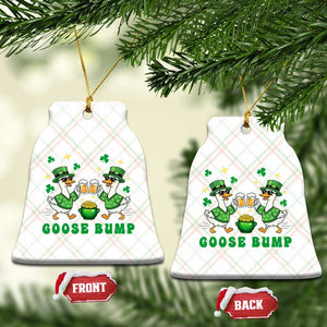 Funny St Patricks Day Goose Drinking Beer Ceramic Ornament Goose Bump TS14 Print Your Wear