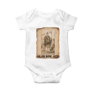 Funny Saint Patrick Irish Catholic St Patrick's Day Baby Onesie Go On Now Git TS14 White Print Your Wear