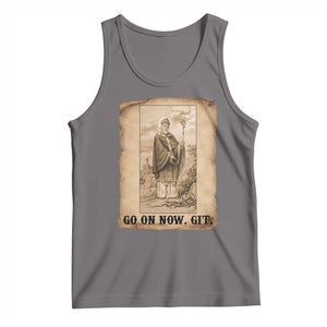 Funny Saint Patrick Irish Catholic St Patrick's Day Tank Top Go On Now Git TS14 Deep Heather Print Your Wear