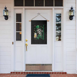 Cheers Fuckers St Patricks Day Garden Flag Funny Skeleton Drinking Beer TS14 Print Your Wear