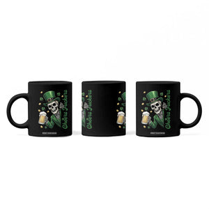 Cheers Fuckers St Patricks Day Coffee Mug Funny Skeleton Drinking Beer TS14 Print Your Wear