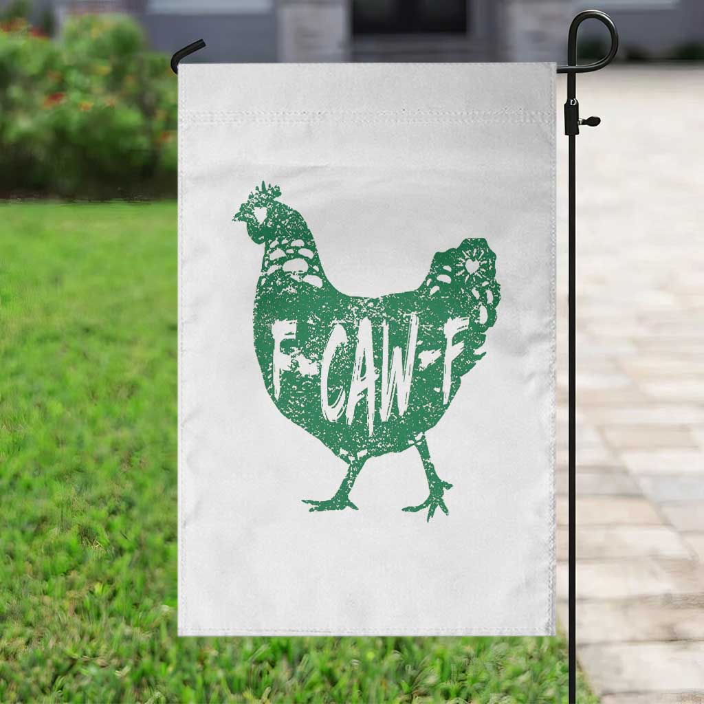 F Caw F Lucky Chicken Garden Flag Funny St Patricks Day TS14 Print Your Wear