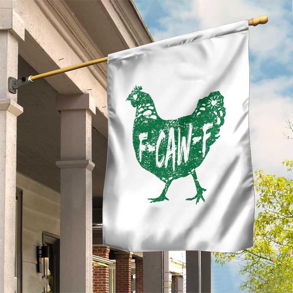 F Caw F Lucky Chicken Garden Flag Funny St Patricks Day TS14 Print Your Wear