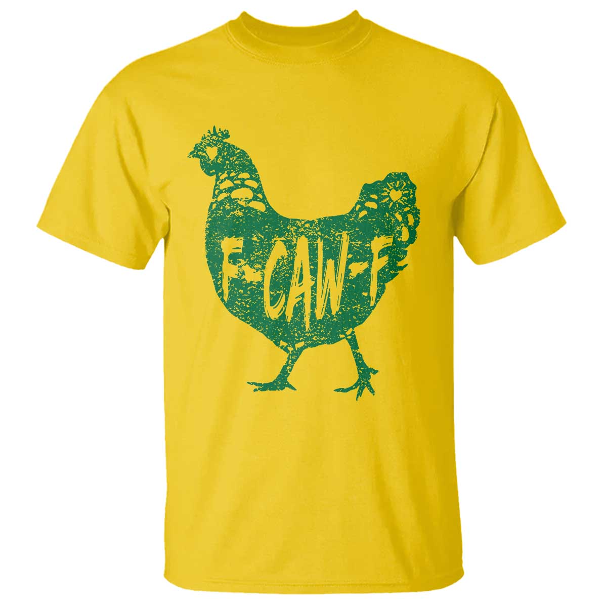 F Caw F Lucky Chicken T Shirt Funny St Patricks Day TS14 Daisy Print Your Wear