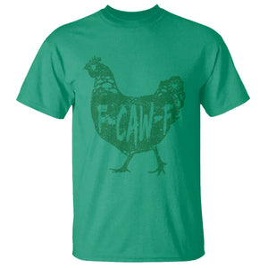 F Caw F Lucky Chicken T Shirt Funny St Patricks Day TS14 Irish Green Print Your Wear