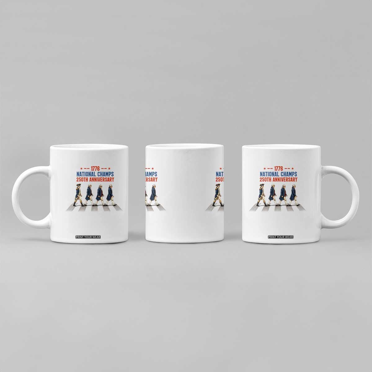 1776 National Champs Coffee Mug Funny Founding Father Roading Parody 4th of July TS14 Print Your Wear