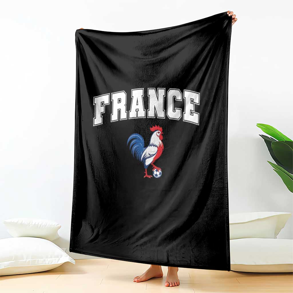 France Flag Gallic Rooster French National Pride Throw Blanket TS14 Print Your Wear
