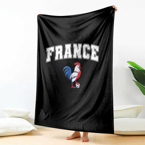 France Flag Gallic Rooster French National Pride Throw Blanket TS14 Print Your Wear