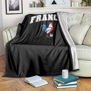 France Flag Gallic Rooster French National Pride Throw Blanket TS14 Print Your Wear