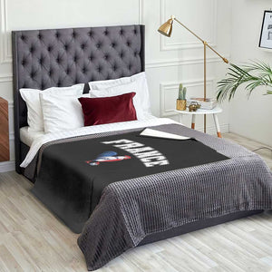 France Flag Gallic Rooster French National Pride Throw Blanket TS14 Print Your Wear