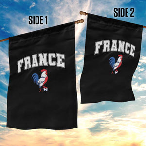 France Flag Gallic Rooster French National Pride Garden Flag TS14 Print Your Wear