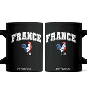 France Flag Gallic Rooster French National Pride Coffee Mug TS14 Black Print Your Wear