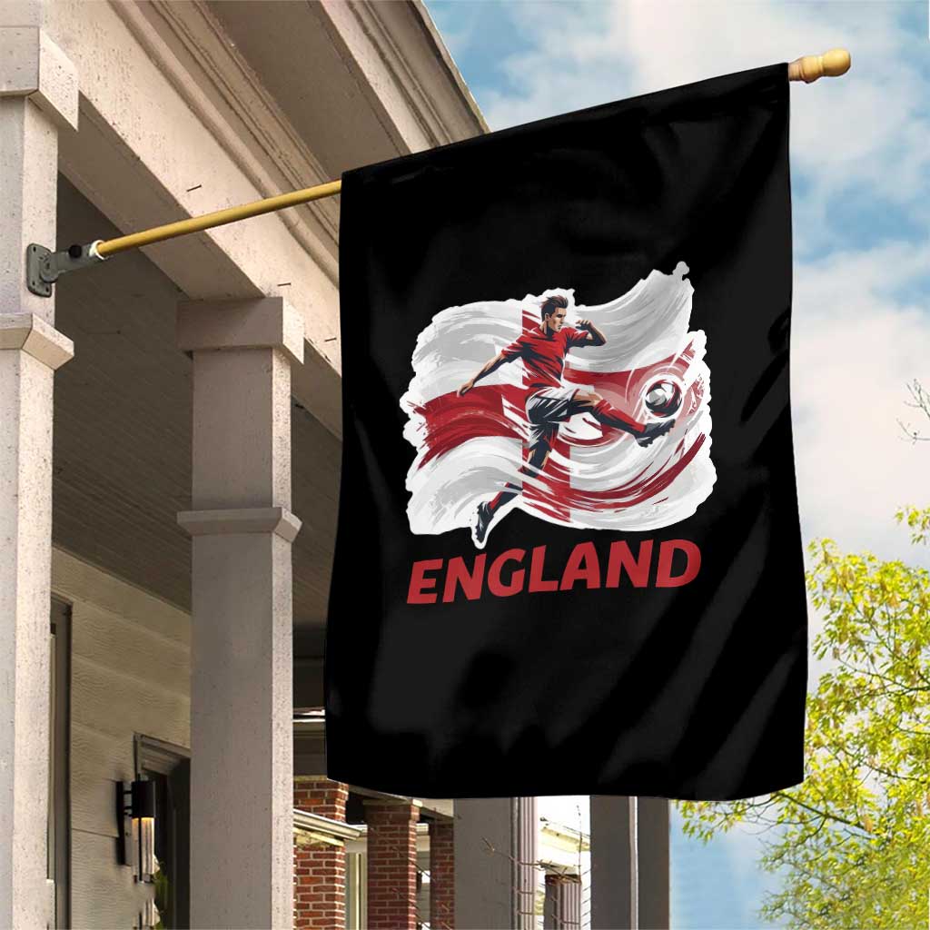 England Soccer Fan English Flag Garden Flag TS14 Print Your Wear