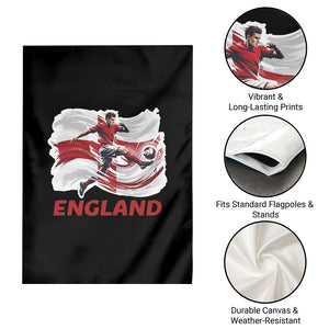 England Soccer Fan English Flag Garden Flag TS14 Print Your Wear