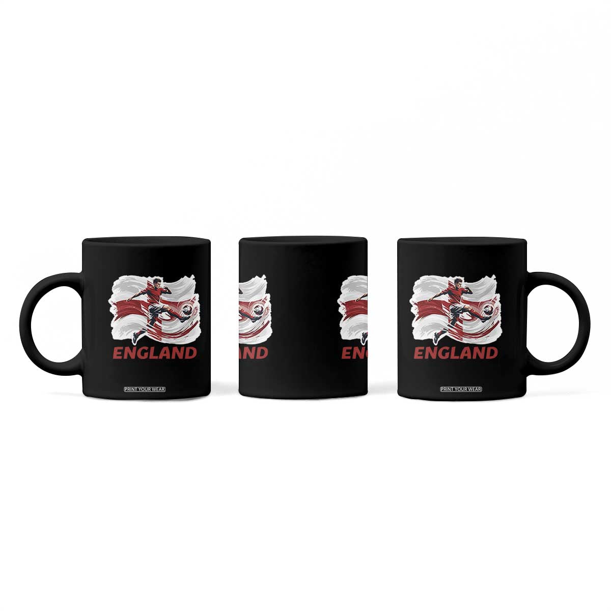 England Soccer Fan English Flag Coffee Mug TS14 Print Your Wear