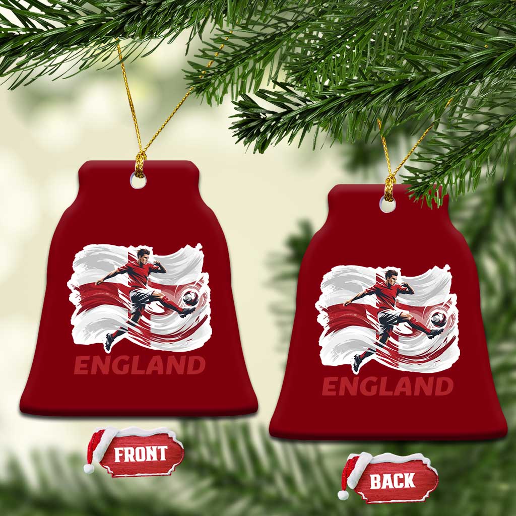 England Soccer Fan English Flag Ceramic Ornament TS14 Print Your Wear
