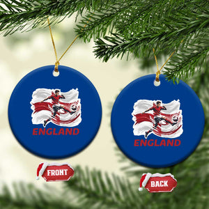 England Soccer Fan English Flag Ceramic Ornament TS14 1pc Blue Print Your Wear