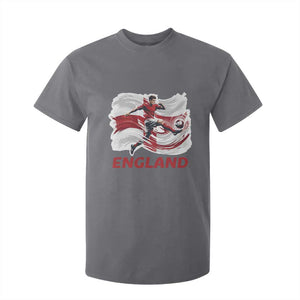 England Soccer Fan English Flag T Shirt For Kid TS14 Charcoal Print Your Wear