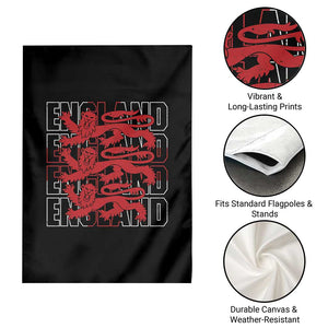 England Flag Lion Symbol English Pride Garden Flag TS14 Print Your Wear