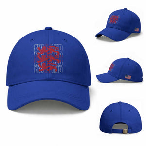 England Flag Lion Symbol English Pride Baseball Cap TS14 Baseball Cap Universal Fit Royal Blue Print Your Wear