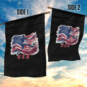 USA Soccer Fan American Flag Garden Flag TS14 Print Your Wear