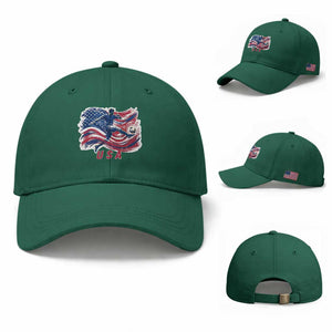USA Soccer Fan American Flag Baseball Cap TS14 Baseball Cap Universal Fit Irish Green Print Your Wear