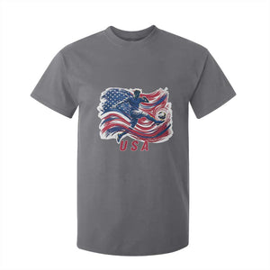 USA Soccer Fan American Flag T Shirt For Kid TS14 Charcoal Print Your Wear