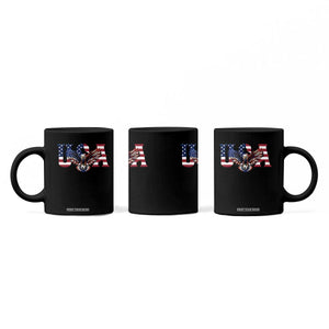 USA Soccer Eagle American Flag Fan Coffee Mug TS14 Print Your Wear