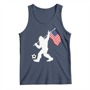 USA Soccer Bigfoot American Flag Fan Tank Top TS14 Navy Print Your Wear