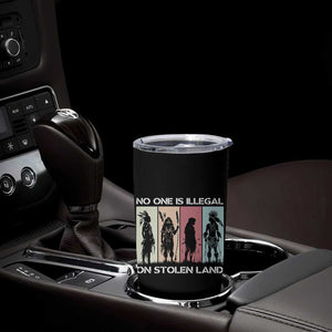 No One is Illegal on Stolen Land Tumbler Cup Native American Indigenous TS14 Print Your Wear