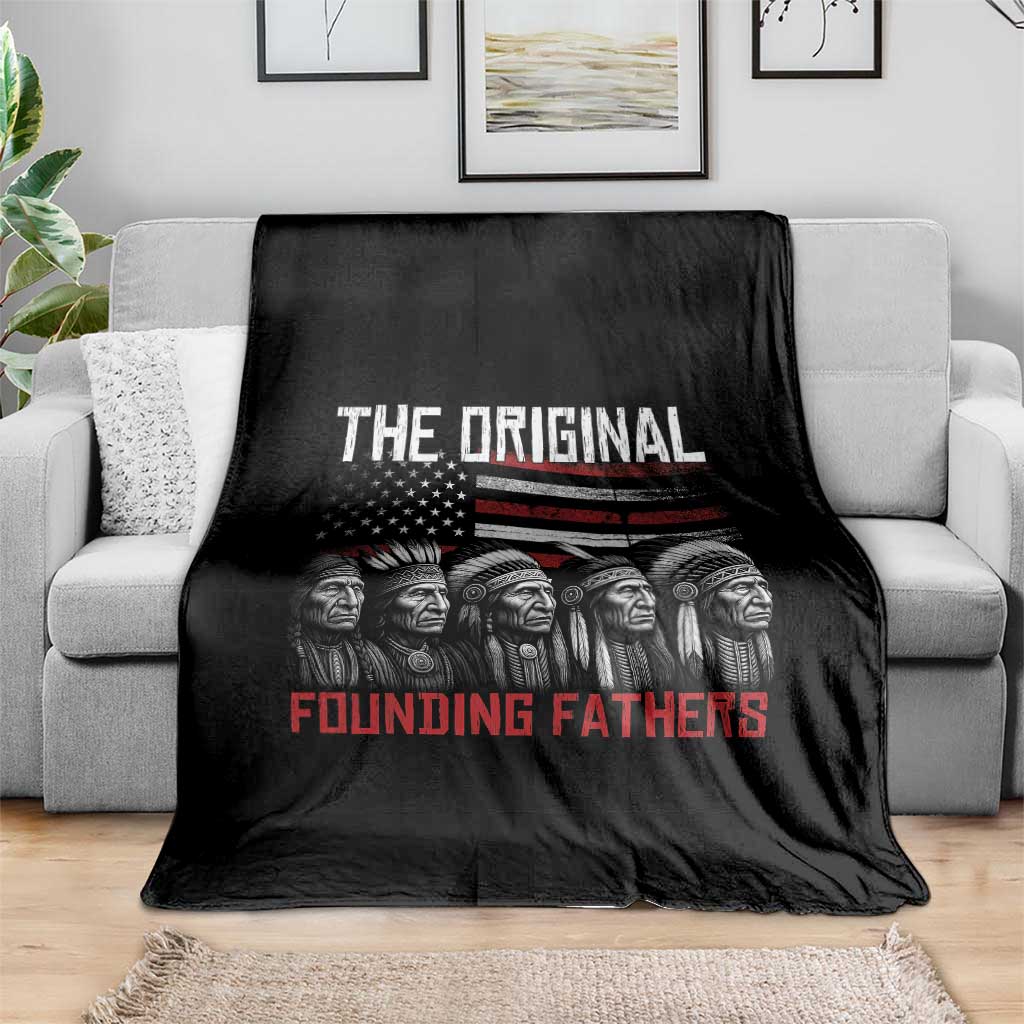 Native American Tribe Throw Blanket The Original Founding Fathers TS14 Print Your Wear