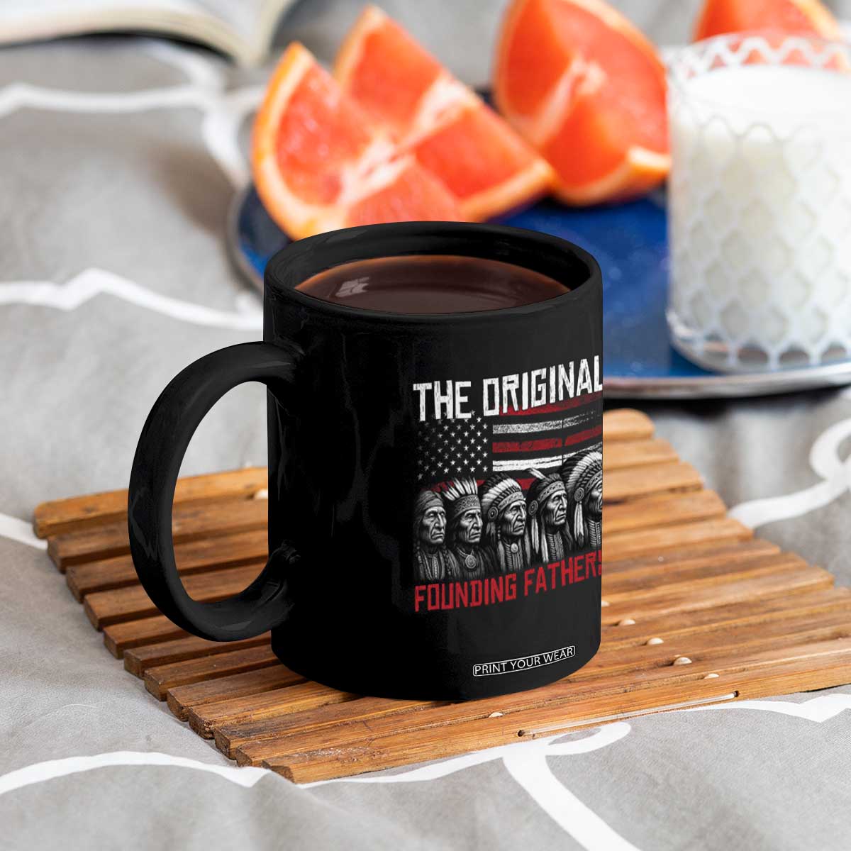 Native American Tribe Coffee Mug The Original Founding Fathers TS14 Print Your Wear