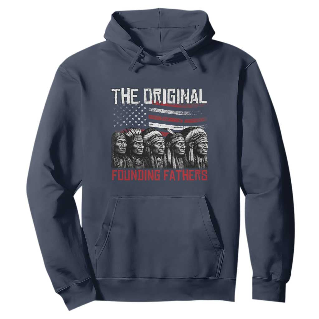 Native American Tribe Hoodie The Original Founding Fathers TS14 Navy Print Your Wear