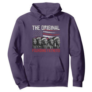 Native American Tribe Hoodie The Original Founding Fathers TS14 Purple Print Your Wear