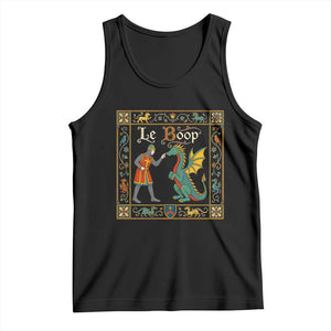 Le Boop Medieval Knight Dragon Fantasy Book Lover Humor Tank Top TS14 Black Print Your Wear
