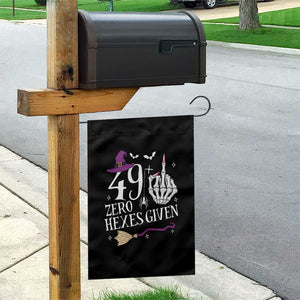 50th Birthday Halloween Garden Flag 49 Plus Middle Finger Zero Hexes Given Gift For Women TS14 Print Your Wear