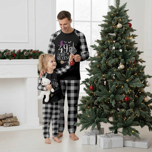 50th Birthday Halloween Plaid Pajama Set 49 Plus Middle Finger Zero Hexes Given Gift For Women TS14 White Plaid Print Your Wear