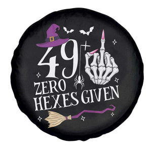 50th Birthday Halloween Spare Tire Cover 49 Plus Middle Finger Zero Hexes Given Gift For Women TS14 Print Your Wear