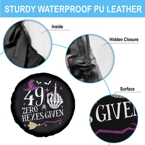 50th Birthday Halloween Spare Tire Cover 49 Plus Middle Finger Zero Hexes Given Gift For Women TS14 Print Your Wear