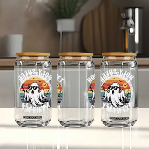 50th Birthday Halloween Ghost Glass Can Holy Sheet I'm Fifty TS14 Print Your Wear