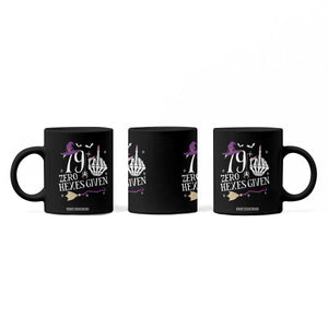 80th Birthday Halloween Coffee Mug 79 Plus Middle Finger Zero Hexes Given Gift For Women TS14 Print Your Wear