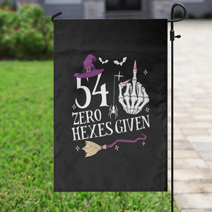 55th Birthday Halloween Garden Flag 54 Plus Middle Finger Zero Hexes Given Gift For Women TS14 Print Your Wear