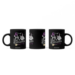 55th Birthday Halloween Coffee Mug 54 Plus Middle Finger Zero Hexes Given Gift For Women TS14 Print Your Wear