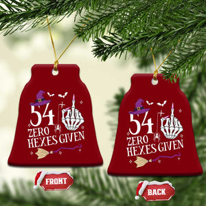 55th Birthday Halloween Ceramic Ornament 54 Plus Middle Finger Zero Hexes Given Gift For Women TS14 Print Your Wear
