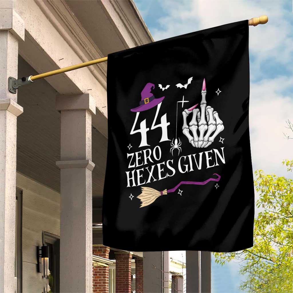 45th Birthday Halloween Garden Flag 44 Plus Middle Finger Zero Hexes Given Gift For Women TS14 Print Your Wear